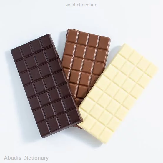 solid chocolate